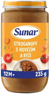 Sunar Příkrm stroganoff s hovězím a rýží
