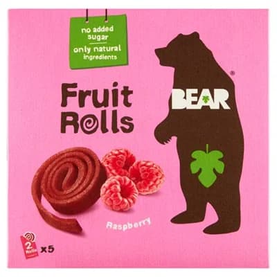 BEAR Fruit Rolls malina 5 x
