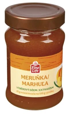 Fine Life Džem výběrový, meruňka