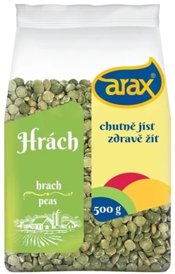 Arax Hrách zelený půlený