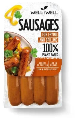 Well Well Veganské sausages na smažení a grilování