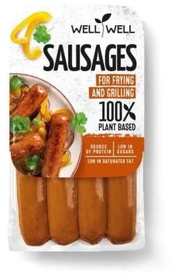 Well Well Veganské sausages na smažení a grilování