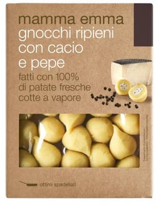 Mamma Emma Bramborové gnocchi plněné sýrem Pecorino a pepřem