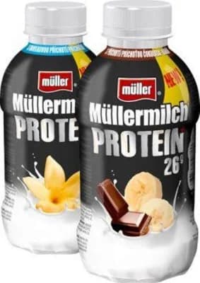 Müller milch Protein vanilka/čokoláda a banán