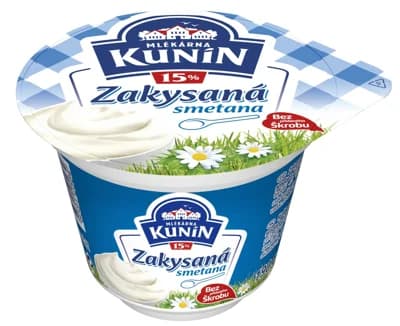 Mlékárna Kunín Smetana zakysaná 15%