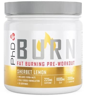 PhD Nutrition PhD Burn Pre-Workout - citronový sorbet