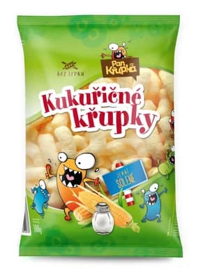 Pan Křupka Kukuřičné křupky jemně solené, bez lepku