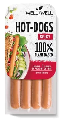 Well Well Veganské Hot-dogs spicy