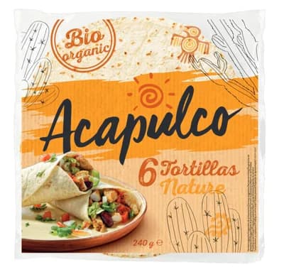 Poco Loco Acapulco BIO Tortilla placky pšeničné