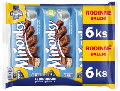 Opavia Miňonky se smetanovou příchutí
