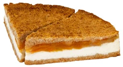 Šťastná Koza Vícezrnný koláč tvaroh-meruňka 2x170 g