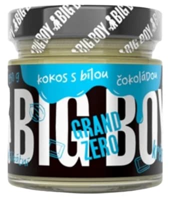 Big Boy Grand zero s kokosem a bílou čokoládou
