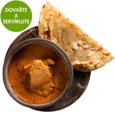 Butter Chicken s Naan chlebem od Mahavira Kanswala