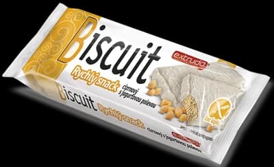 Extrudo Rychlý snack cizrnový s jogurtovou polevou