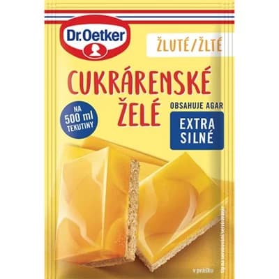 Dr. Oetker Cukrářské želé žluté 36 x