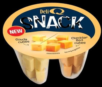 Deli Q Snack Gouda a red cheddar kostičky