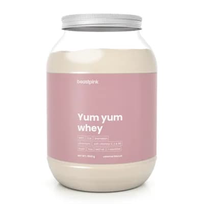 BeastPink Yum Yum Whey karamelová sušenka