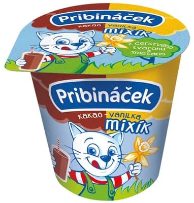 Pribináček Mixík dezert kakao a vanilka
