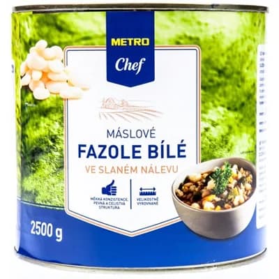 METRO Chef Fazole máslové bílé ve slaném nálevu