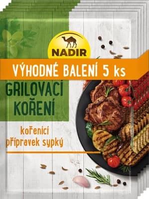Nadir Grilovací koření (Balení 5 ks)