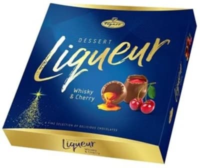 Figaro Šišky z mléčné čokolády plněné cherry likérem a likérem s příchutí whisky