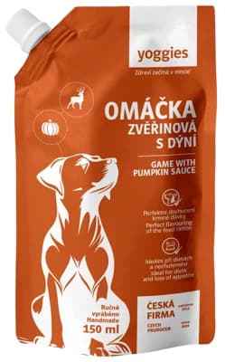 Yoggies Omáčka se zvěřinou a dýní pro psy
