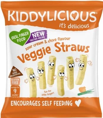 Kiddylicious Zeleninové tyčinky s příchutí zakysané smetany a pažitky