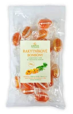 GREŠÍK Rakytníkové bonbóny