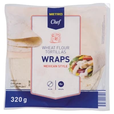 Metro Chef Tortilla 20cm, 8x40g