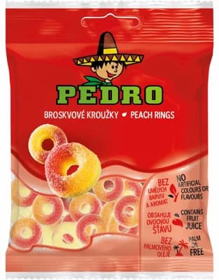 Pedro Broskvové kroužky