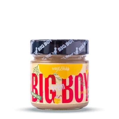 BIG BOY Vaječňák - Kešu krém s bílou čokoládou, vanilkou a vaječno-rumovou příchutí