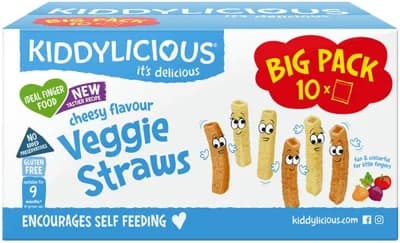 Kiddylicious Tyčinky se sýrovou příchutí box (10×12 g)