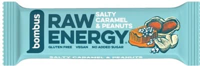 Bombus Raw energy salty caramel & peanuts