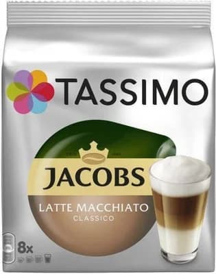 Tassimo Jacobs Latte Macchiato Classico kapsle (8+8 ks)