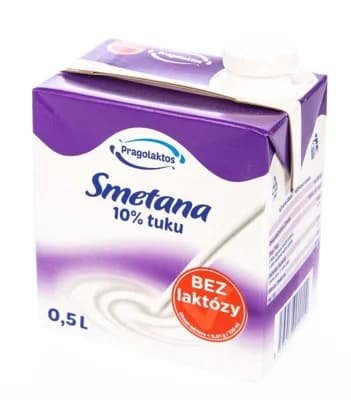 Pragolaktos Smetana 10% bez laktózy