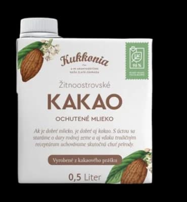 Kukkonia Kakaové mléko s uzávěrem