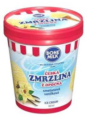 Bohemilk Česká zmrzlina z Opočna Vanilka