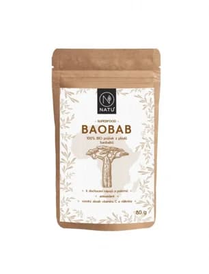 NATU Baobab BIO prášek 80 g