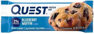 Quest Nutrition Protein Bar - Blueberry Muffin