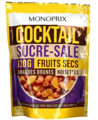 Monoprix Lískové ořechy se sušeným ovocem