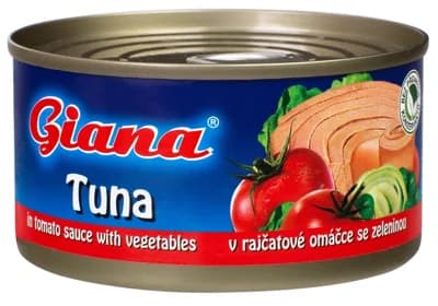 Giana Tuňák v rajčatové omáčce se zeleninou