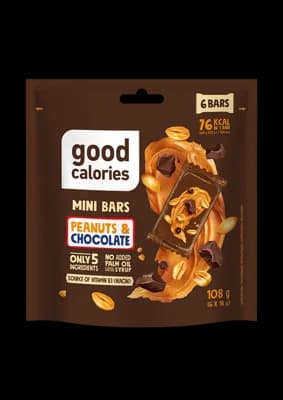 good calories Mini kostky arašídy a čokoláda