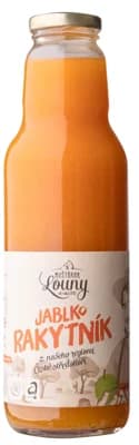 Moštárna Louny Mošt jablko rakytník sklo