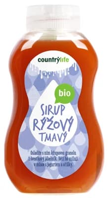 Country Life BIO Sirup rýžový tmavý