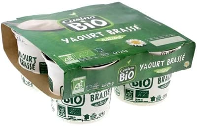 Casino BIO Jogurt bílý, 4x125 g
