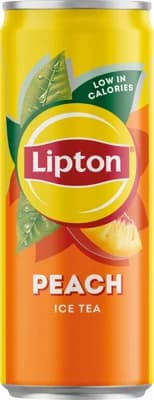 Lipton Ledový čaj černý broskev plech