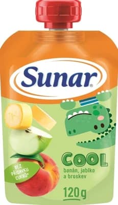 Sunar Cool Ovocná kapsička broskev, jablko a banán od 12. měsíce