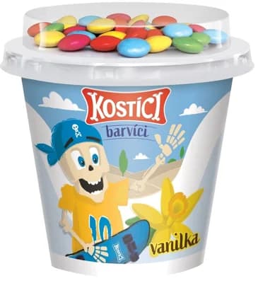 Kostíci Barvíci jogurt vanilkový