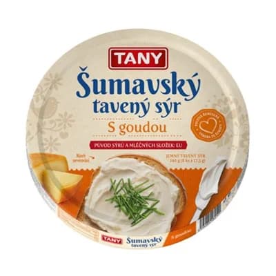 TANY Šumavský tavený sýr s goudou chlaz.