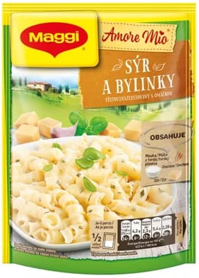 Maggi Amore Mio Sýr a bylinky těstoviny s omáčkou sáček